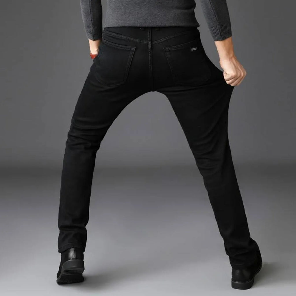 Men's Black Straight Pants
