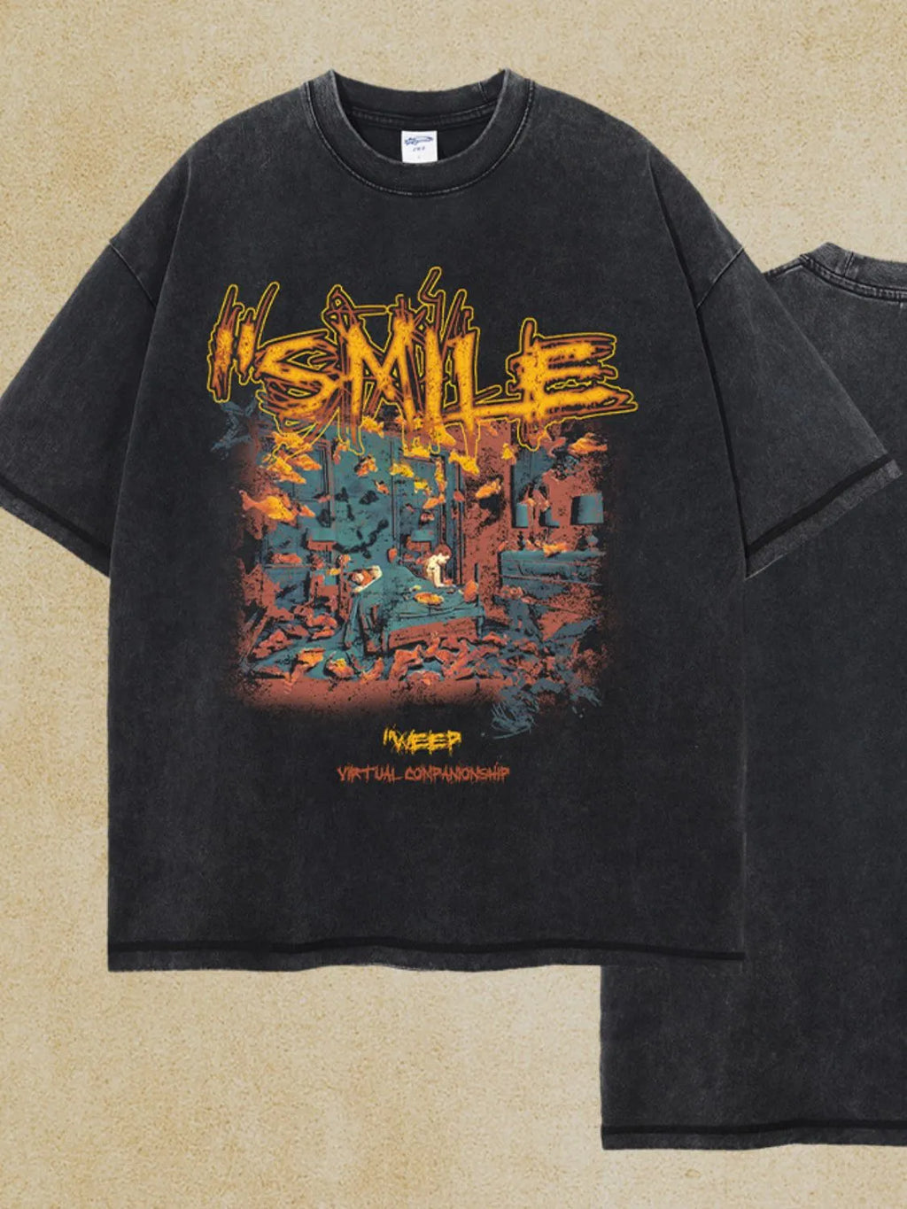 Men's Graphic Round Neck T-Shirt | Half Sleeve Tee