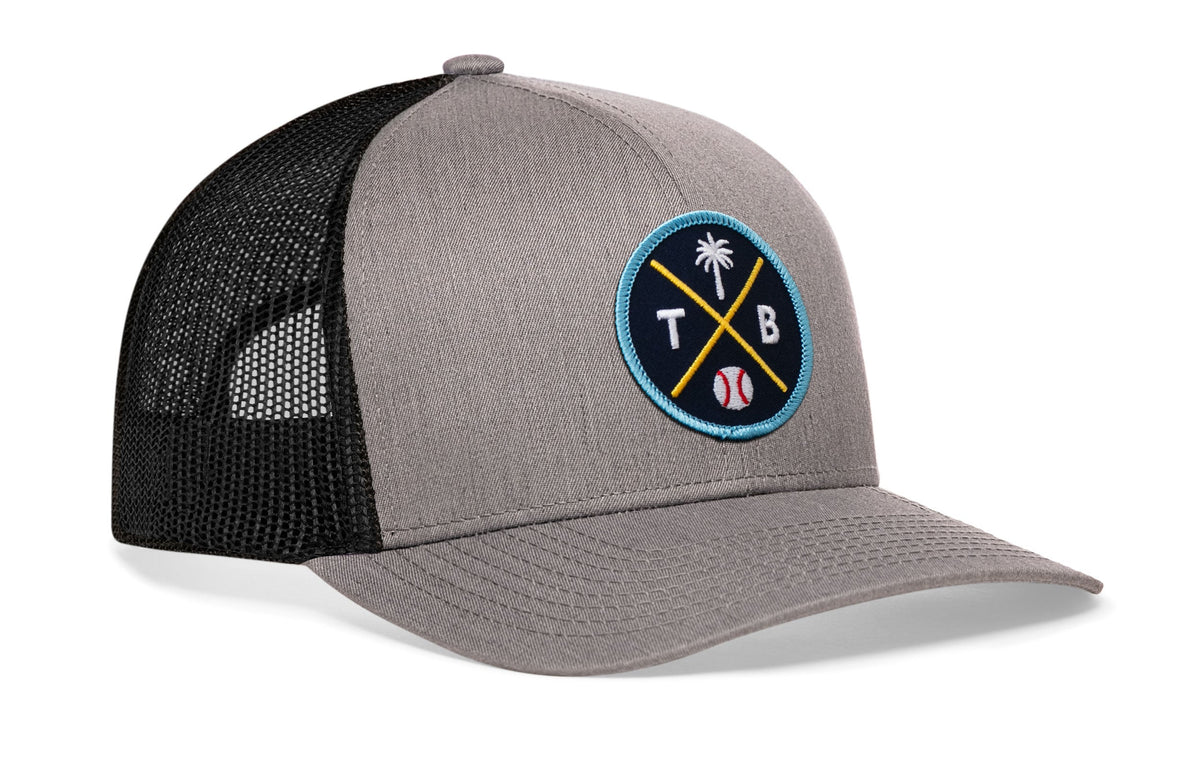 Tampa Bay Baseball Trucker Hat  |  TB X Snapback