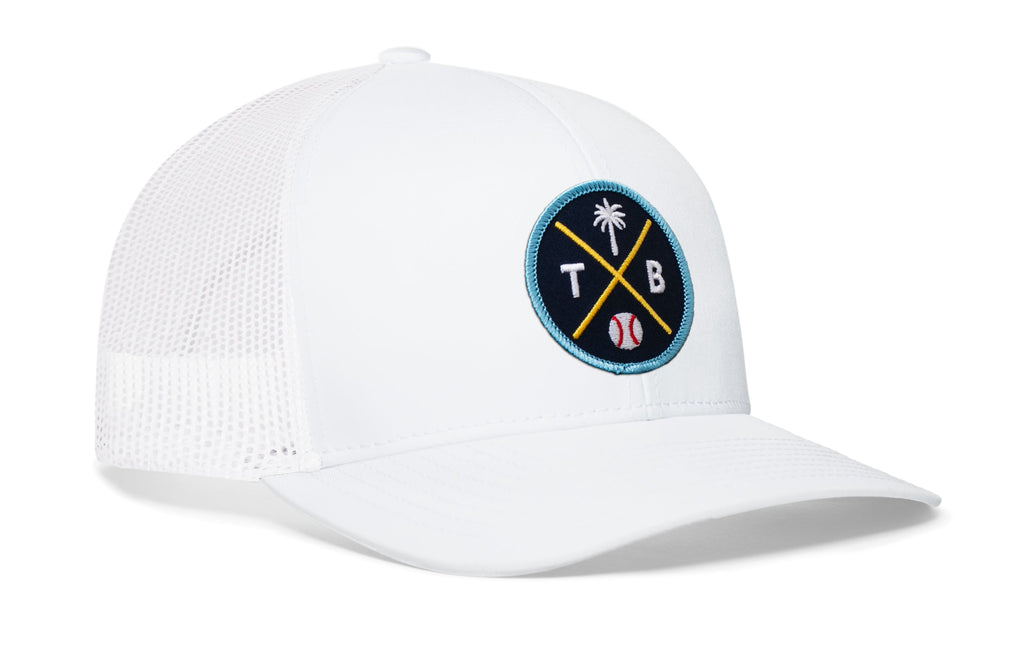 Tampa Bay Baseball Trucker Hat  |  TB X Snapback