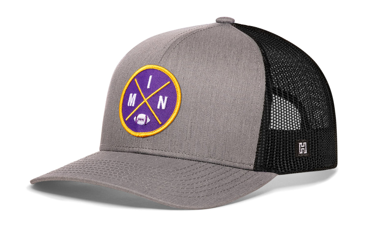 Minnesota Football Trucker Hat  |  MIN X Snapback
