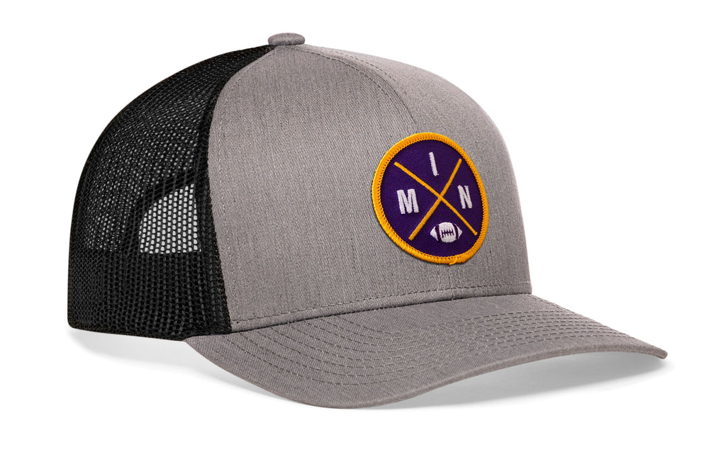 Minnesota Football Trucker Hat  |  MIN X Snapback