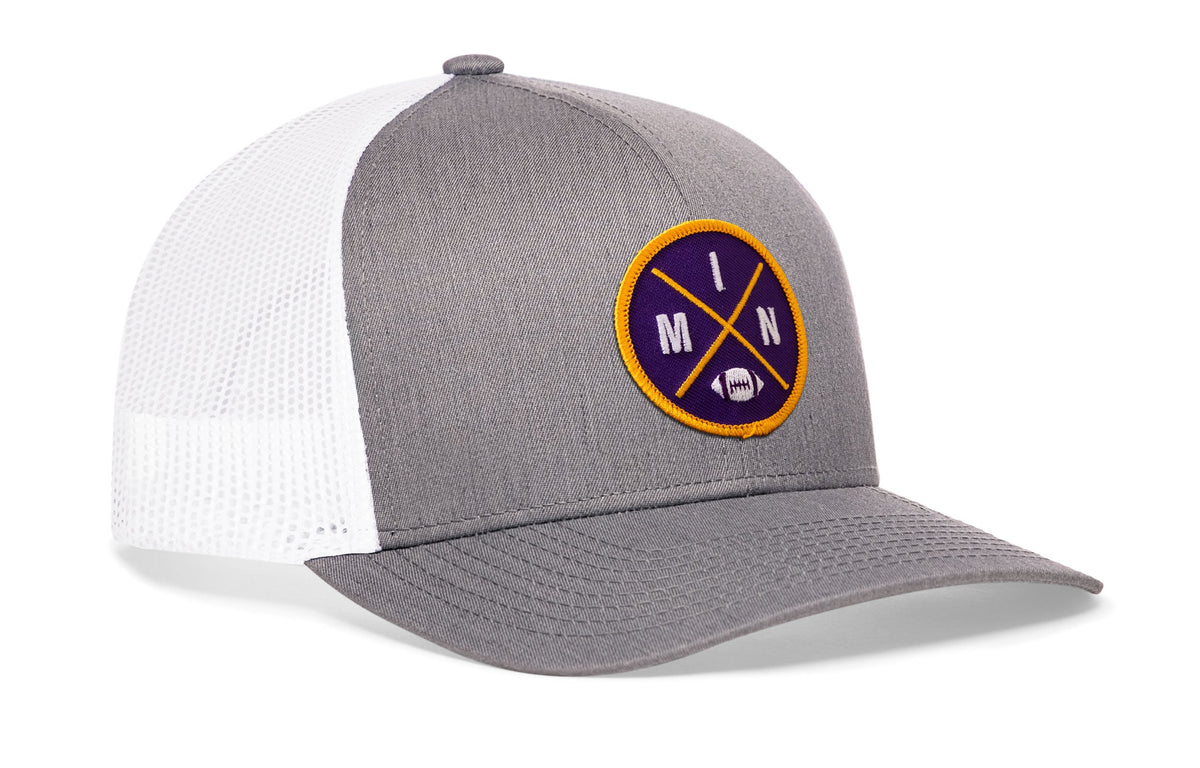 Minnesota Football Trucker Hat  |  MIN X Snapback