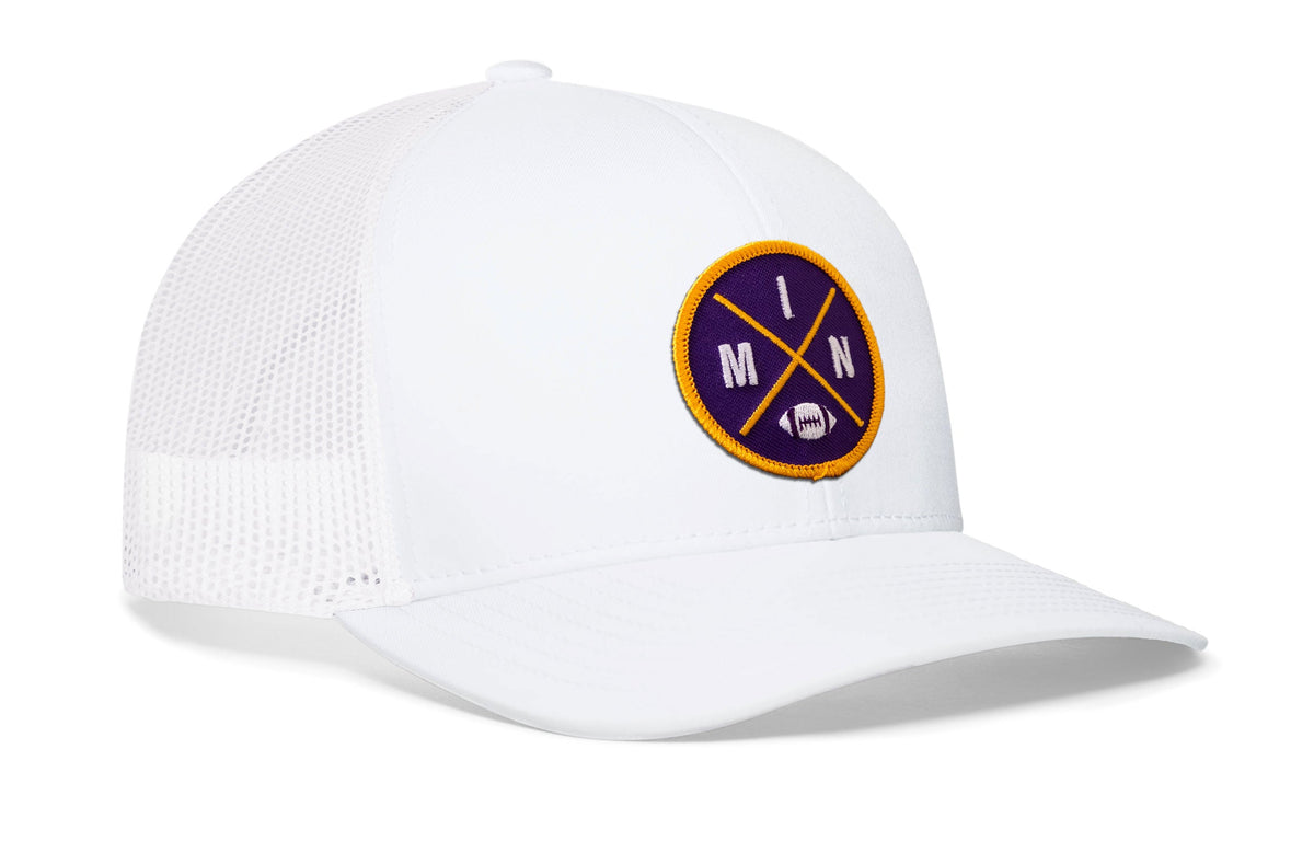 Minnesota Football Trucker Hat  |  MIN X Snapback
