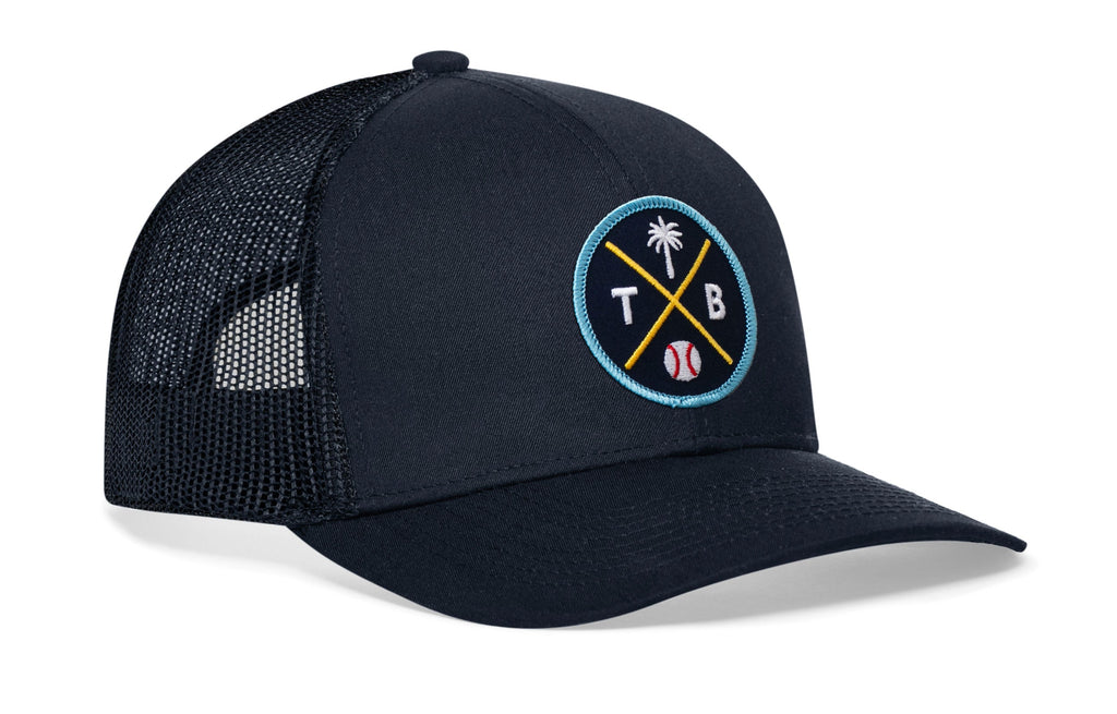 Tampa Bay Baseball Trucker Hat  |  TB X Snapback